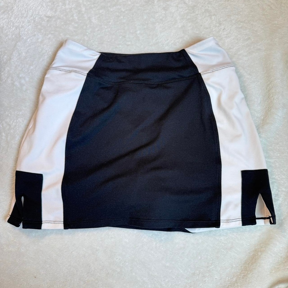 Free People Movement Mini Tennis Skort Golf Pockets XS Color Block Athletic